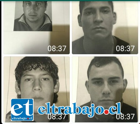 Estos son los cuatro sujetos que se fugaron de la cárcel de San Felipe.