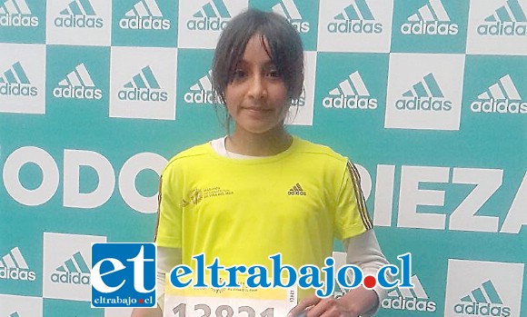 Francisca Zúñiga fue cuarta en los 10 K en el importante evento deportivo de ayer en la ‘Ciudad Jardín’.