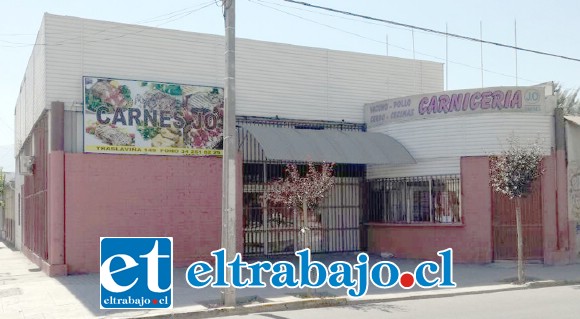 Carabineros capturó al antisocial de 19 años de edad luego de haber sustraído dinero desde la Carnicería JO ubicada en Calle Traslaviña esquina Santo Domingo, en San Felipe.