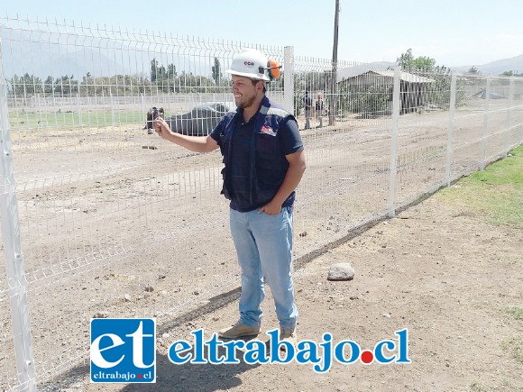 El ingeniero Eduardo Vera confirmó que muy pronto los futbolistas aficionados de San Felipe y el valle de Aconcagua podrán contar con ‘las Tres Canchas’.