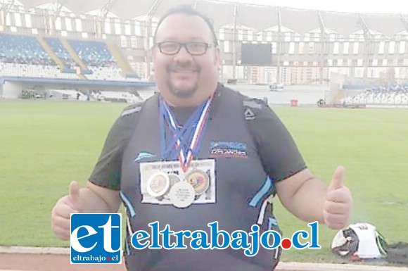 Un oro y cuatro platas cosechó el atleta sanfelipeño Jorge Ovalle en el Zonal de Atletismo Norte en Antofagasta.