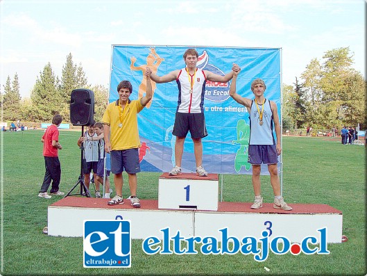 Cristóbal Espinoza ganó oro en el lanzamiento de la Bala, pero su registro de 15,90 no le sirvió para clasificar al Sudamericano de Mendoza.