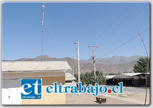 Un 98% de avance presenta la instalación de las antenas para la implementación Wi Fi gratuita para toda la comuna de Rinconada.