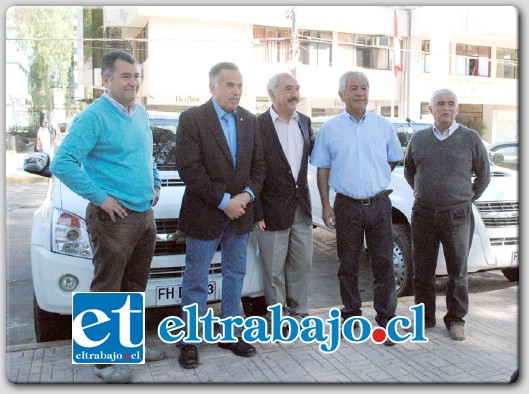 La ceremonia de inauguración contó con la presencia de los Consejeros Regionales, Eduardo León, Iván Reyes y Nelson Contador, quien destacó la entrega de estos vehículos.