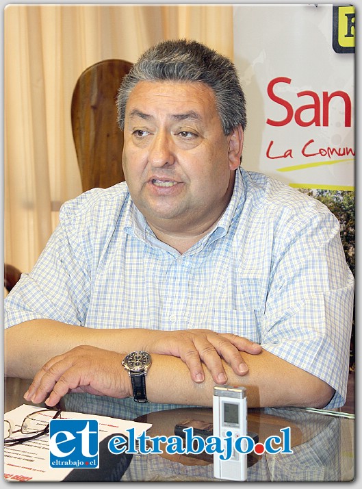 Jorge Jara Catalán, Alcalde (S) de San Felipe.