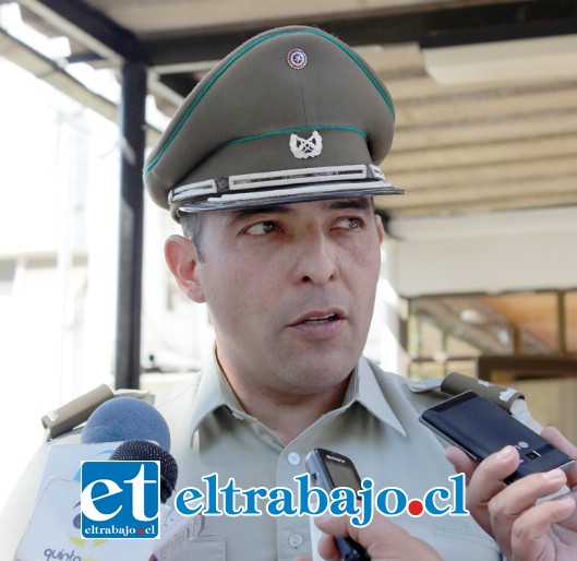 El Comisario de Carabineros de San Felipe, lamentó la violencia con que están actuando los delincuentes, incluso al momento de ser detenidos.