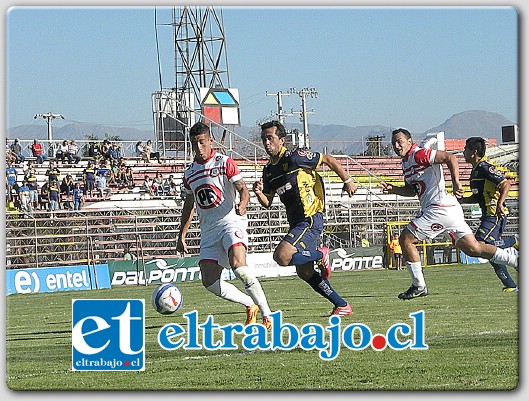 Sanfelipeños y capitalinos fueron protagonistas de un partido intenso que finalizó con un polémico 1 a 1.