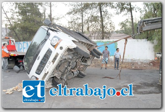El camión ¾ patente VT-35-32 conducido por Rodrigo Silva Rubilar de 49 años de edad y domiciliado en Putaendo, transitaba por la Ruta E-71 de norte a sur.