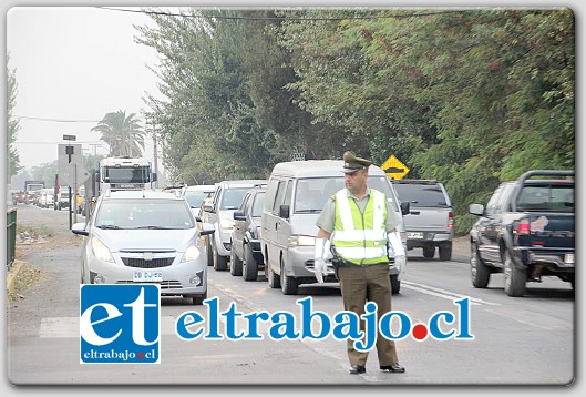 Una situación preocupante es la que afecta a diario a una importante cantidad de automovilistas que transitan por la carretera que une Putaendo con San Felipe.