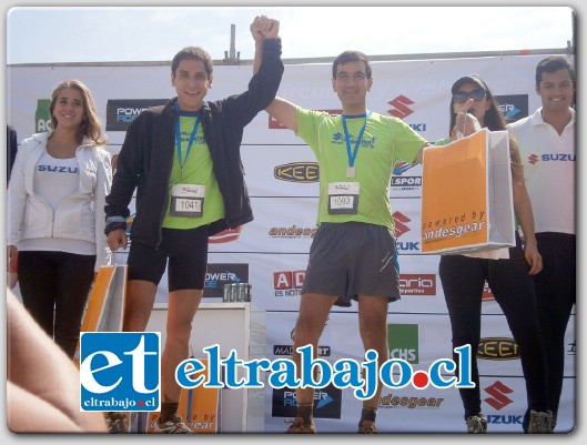 El atleta aconcagüino fue el mejor de su serie en la primera fecha del Circuito de Trail Running, Climbing Tour.