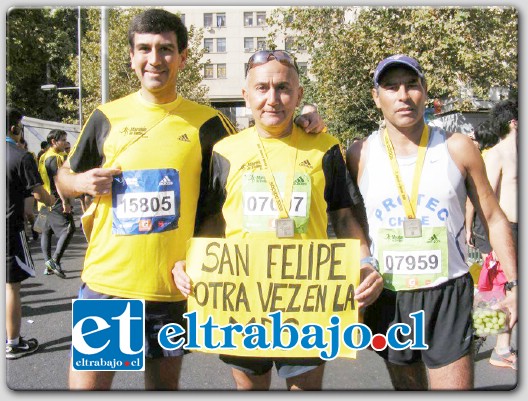 Estay, Peñaloza y Villagrán, son tres cartas aconcagüinas en la Maratón de Santiago.