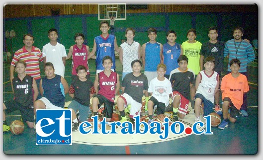 Este sábado hará su debut San Felipe Básquet en una nueva liga cestera de menores de Chile.