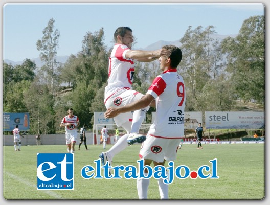 Sebastián Zúñiga fue la gran figura de la tarde al anotar los dos goles que le dieron en triunfo al Uní sobre San Luis de Quillota. (Foto archivo).