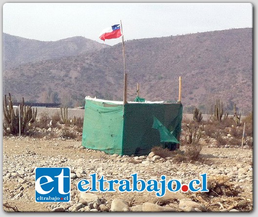 TOMAN TERRENOS.- Varias familias provenientes de San Felipe estarían tomándose terrenos en ese sector.