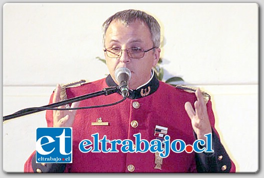 Julio Hardoy, Superintendente del Cuerpo de Bomberos de San Felipe. (Foto archivo).