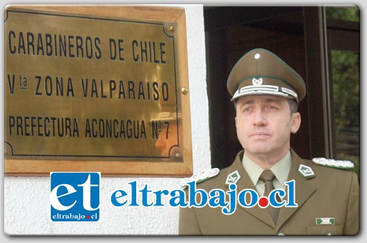 Prefecto de Carabineros de Aconcagua, Coronel Marcelo Durán.