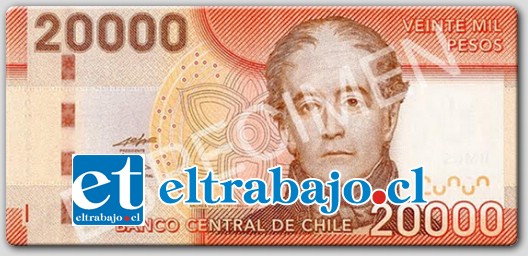 MUCHO CUIDADO.- El Supermercado registró al menos cuatro oportunidades el ingreso de billetes del $20.000 falsos que fueron utilizados para cancelar productos.