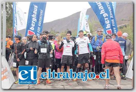 FUERZA DEPORTIVA.- A pesar del intenso frío que se dejó sentir en la comuna, con un gran éxito se desarrolló el Trail Running Putaendo 2014.