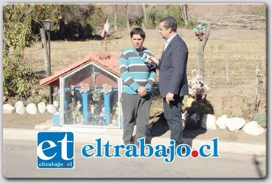 DOLOR ETERNO.- En horas de la mañana de este martes el equipo del programa Bienvenidos visitó el sector Sahonde, donde según versión de la familia del hoy fallecido.