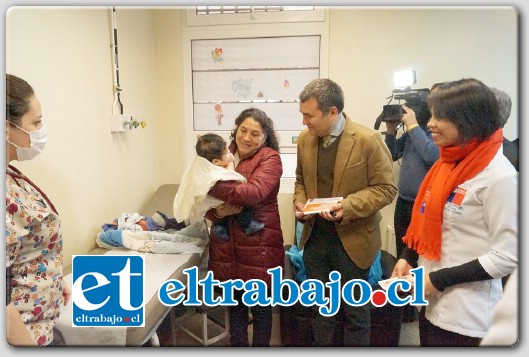 Las autoridades de Salud de San Felipe dieron el vamos a la Campaña Invierno 2014 para evitar el contagio de enfermedades respiratorias.