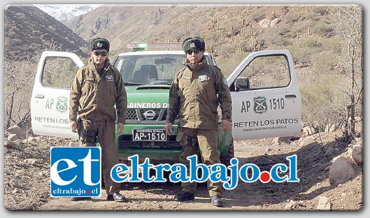 TENER COMUNICACIÓN.- Carabineros hizo un llamado a todas aquellas personas que puedan sentirse atraídas en llegar hasta donde hay nieve para que entreguen información a sus familiares del lugar y la ruta que realizarán.