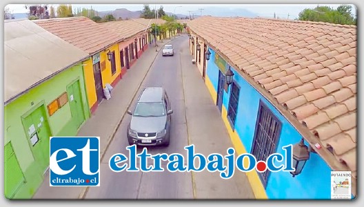 MAGISTRAL.- El video inicia con las hermosas imágenes de Calle Comercio, zona típica de la comuna que se debe seguir valorando y protegiendo.