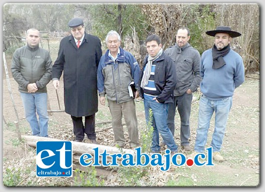 Una visita muy importante realizaron este sábado en la mañana, los consejeros Regionales Rolando Stevenson e Iván Reyes, al sector de Sahondé en la comuna de Putaendo.