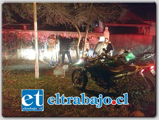 El Operativo Centauro de Carabineros se trasladó hasta Catemu y Llay LLay para cursar diferentes infracciones a las leyes, logrando cuatro detenidos en la madrugada del pasado sábado.