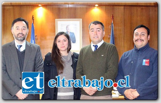 El Director Regional del Sernac, Nicolás Corvalán, se reunió con Gobernador Eduardo León Lazcano en su gabinete.