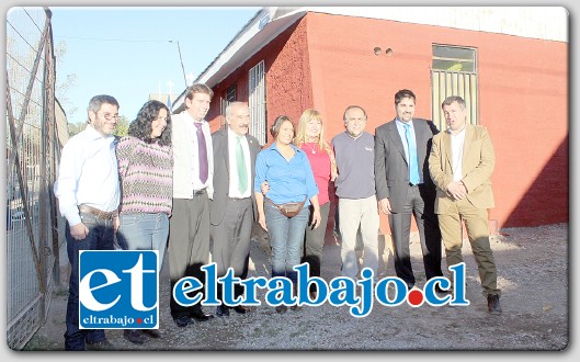 Felices están los vecinos y vecinas de Villa Industrial de San Felipe, por la recuperación y habilitación de la sede comunitaria de ese sector poblacional.