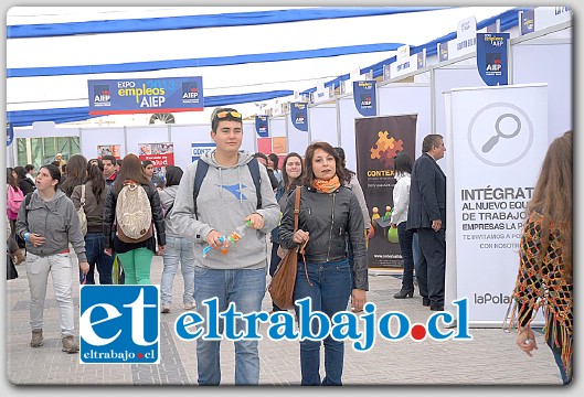 Esta será ya la cuarta versión de la “Expo Empleos AIEP San Felipe 2014”. (Archivo).