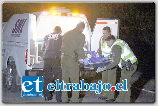 A eso de las 00:30 horas de este jueves, el Servicio Médico Legal retiró el cuerpo desde el lugar y Carabineros pudo habilitar el tránsito que estuvo suspendido por casi dos horas entre San Felipe y Putaendo.