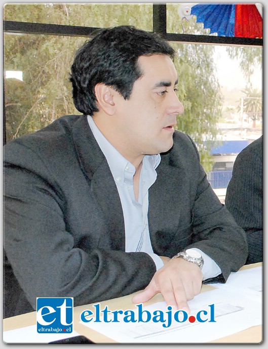 Claudio Paredes, Secretario Planificación del municipio de San Felipe.