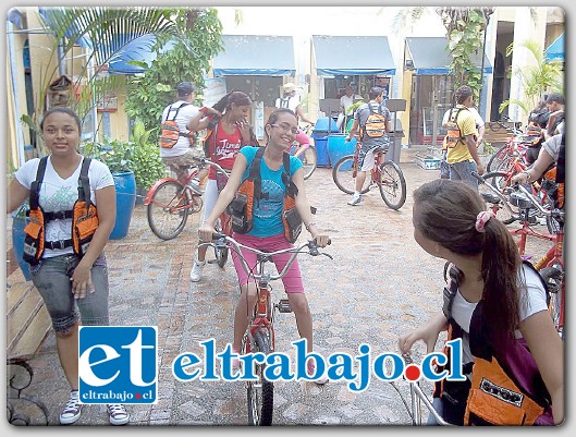 Para este domingo 19 de octubre, a las 10:00 horas, está contemplada la realización de un nuevo Bici-tour Patrimonial, el que esta vez recorrerá la historia e instalaciones de la Escuela Agrícola de San Felipe. (Archivo)