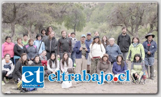 Por toda una mañana se reunieron vecinos, visitantes y científicos, para distenderse y compartir en Cajón del Zaino.