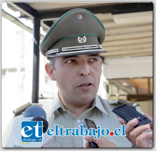 El Comisario de Carabineros, Mayor Víctor Del Valle informó la detención de ‘El Coty’, quien fue sorprendido por la víctima cometiendo el robo de especies en la Población Las Palmas de Llay Llay.