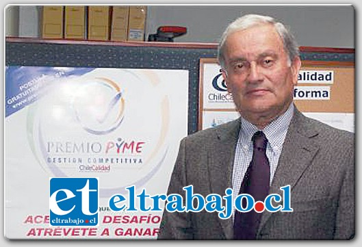 Roberto Barraza, el hombre tras Indumac, empresa que en 1998 recibió el Premio Nacional a la Calidad, Categoría PyME.