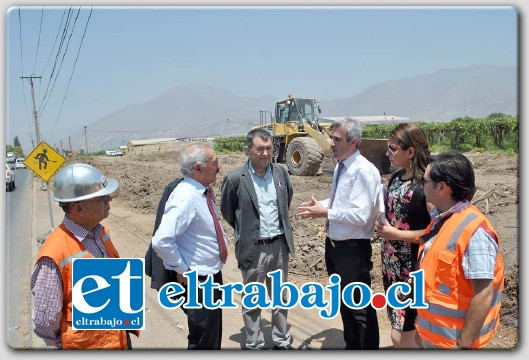 El Alcalde Freire se mostró contento con el inicio de las obras que permitirán mejorar la seguridad para los vecinos.