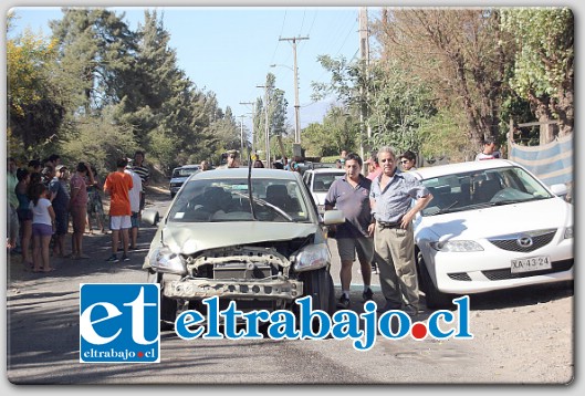 En este accidente de alta energía no se registraron personas lesionadas y sólo daños en los vehículos involucrados.