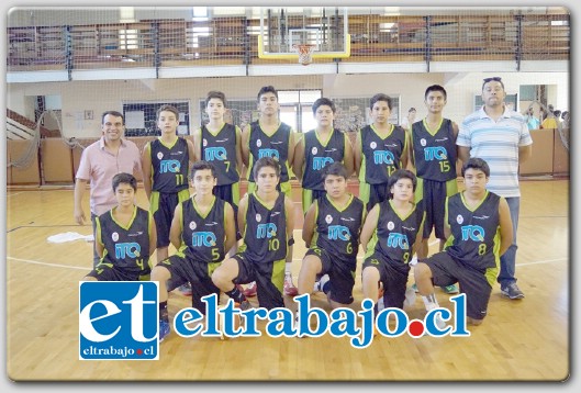 El seleccionado de San Felipe U14 terminó en el cuarto lugar en el Nacional masculino de la categoría que durante el fin de semana pasado se jugó en Las Condes.