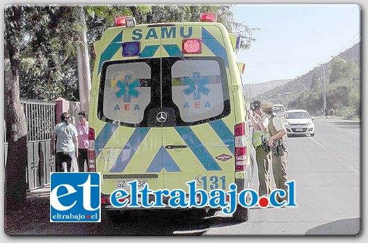 Un hombre de 75 años, identificado como Marcelino Allendes Pinilla, fue atropellado por un vehículo en la carretera que une Putaendo con San Felipe a la altura del kilómetro 7 en el sector de Las Coimas.