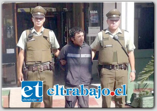 Ricardo Maldonado Maldonado fue capturado por Carabineros, luego de intimidar con un cuchillo a dos jóvenes para arrebatarles $3.000 en efectivo.