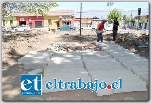 Desde hace unas semanas se están realizando varios trabajos de mejoramiento en dos bandejones de Avenida Yungay, que por años habían estado sin mantenimiento.