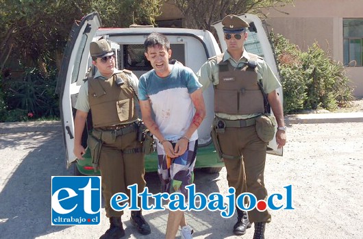 Como Jorge Aníbal González Rivas de 29 años de edad, fue identificado el delincuente que fue atrapado por personal del Plan Centauro de Carabineros.