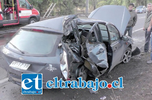 La menor accidentada fue trasladada hasta el Hospital San Camilo de San Felipe, en donde permanece en estado grave debido a una fractura.