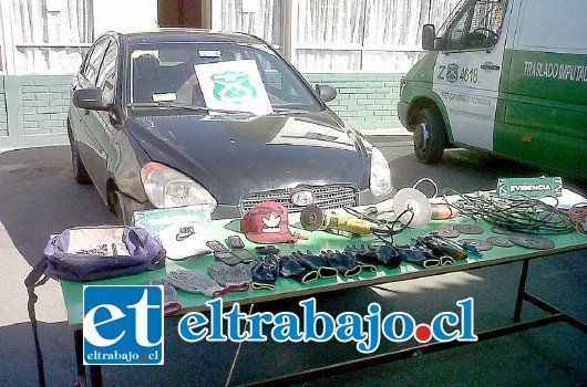 Carabineros rápidamente frustró el robo que se intentó cometer en la joyería Aurus ubicada en calle Merced de San Felipe. La Banda es integrada por cinco sujetos proveniente de la ciudad de Valparaíso.