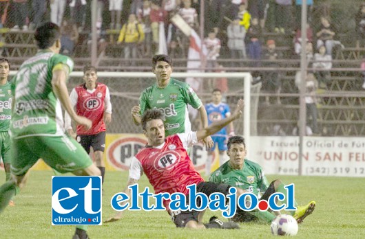 Trasandino y Unión San Felipe, protagonizaron un partido muy entretenido que dejó satisfecho a todos los asistentes que llegaron hasta el estadio Municipal.