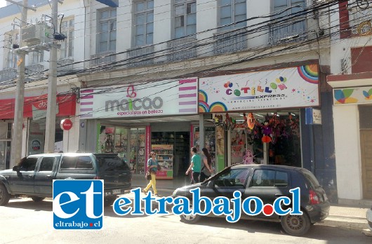 La perfumería Maicao ubicada en calle Prat 219 en San Felipe resultó afectada con un millonario de robo en horas de la madrugada del lunes.