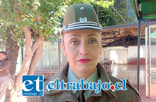 La Comisario de Carabineros, Mayor Maureen Espinoza informó sobre el amplio operativo de rescate del vecino cazador.