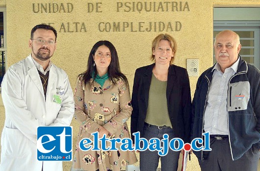 La Dra. Louise Southalan, asesora del Ministerio de Salud Mental de Australia Occidental, visitó las dependencias del Hospital Psiquiátrico de Putaendo que están relacionadas con la psiquiatría forense.